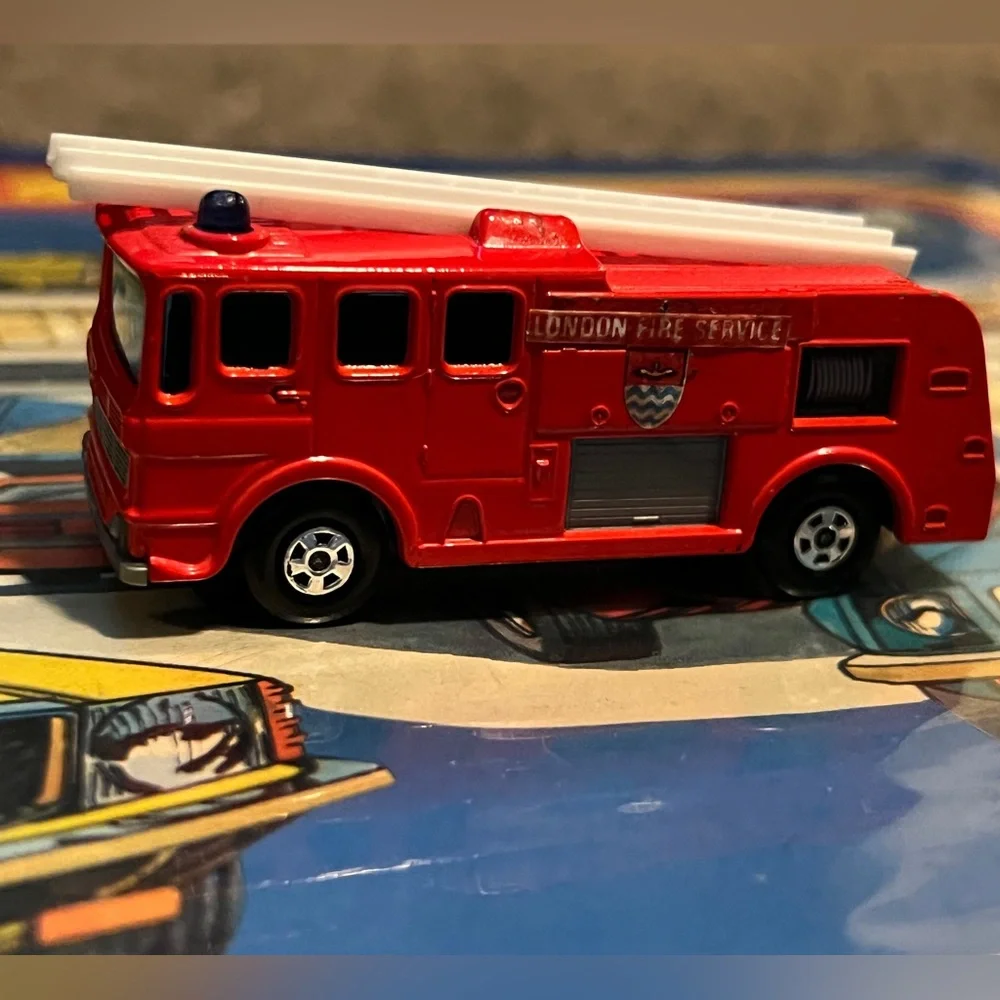 Vintage Matchbox No. 36 Merryweather Fire Engine 1969 Lesney England